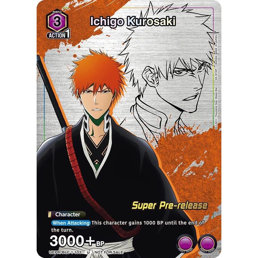 Image for Ichigo Kurosaki (Super Pre-Release Event Participation) (UE01ST/BLC-1-103) (UE01ST_PRE) - Union Arena