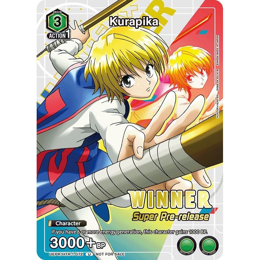 Image for Kurapika (Super Pre-Release Winner) (UE02ST/HTR-1-072) (UE02ST_PRE) - Union Arena