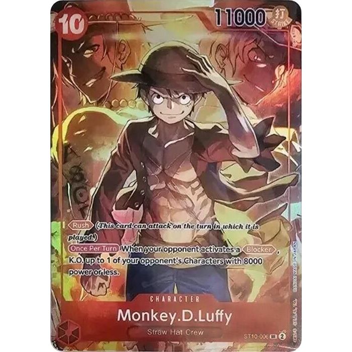 Image for Monkey.D.Luffy (Treasure Booster Set) (ST10-006) (OP-PR) - One Piece Card Game