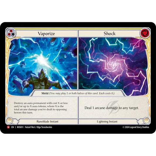 Image for Vaporize // Shock (ROS011) (ROS) - Flesh and Blood TCG