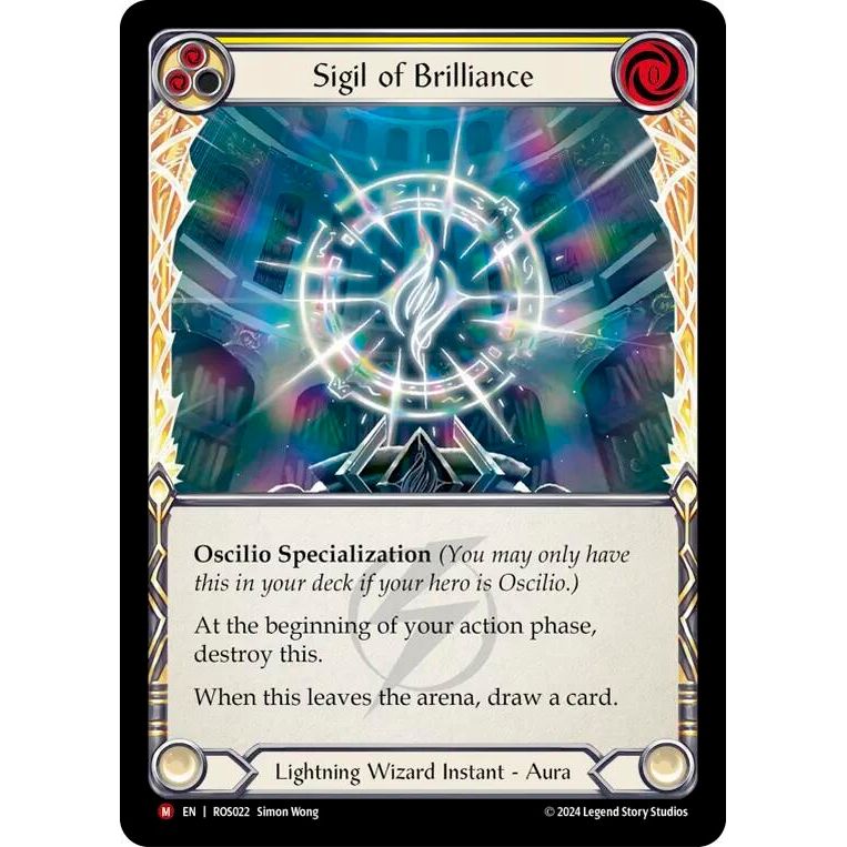 Image for Sigil of Brilliance (ROS022) (ROS) - Flesh and Blood TCG