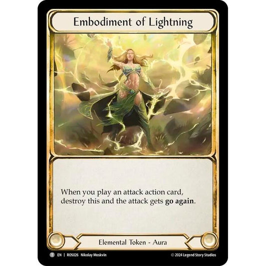 Image for Embodiment of Lightning (ROS026) (ROS) - Flesh and Blood TCG