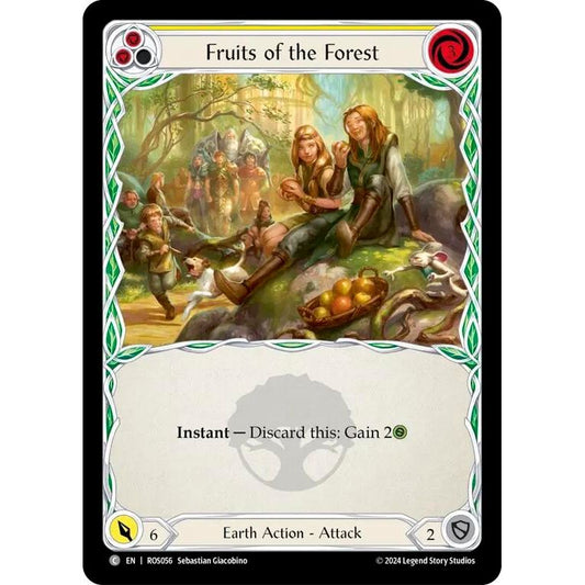 Image for Fruits of the Forest (Yellow) (ROS056) (ROS) - Flesh and Blood TCG