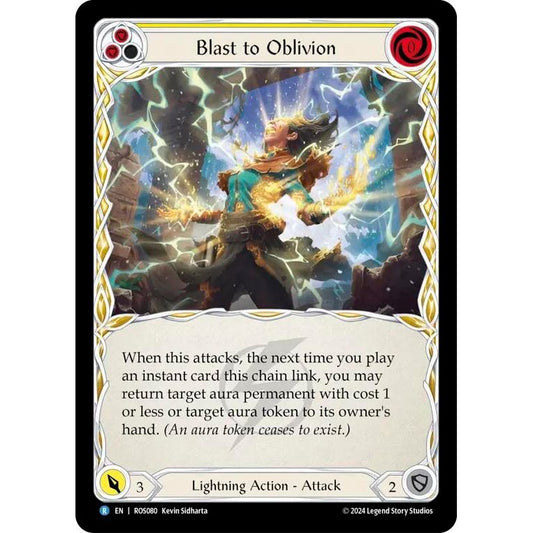 Image for Blast to Oblivion (Yellow) (ROS080) (ROS) - Flesh and Blood TCG
