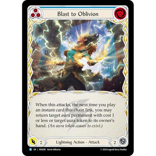 Image for Blast to Oblivion (Blue) (ROS081) (ROS) - Flesh and Blood TCG