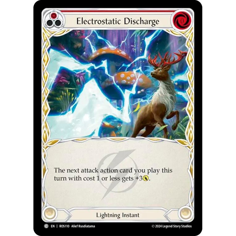 Image for Electrostatic Discharge (Red) (ROS110) (ROS) - Flesh and Blood TCG
