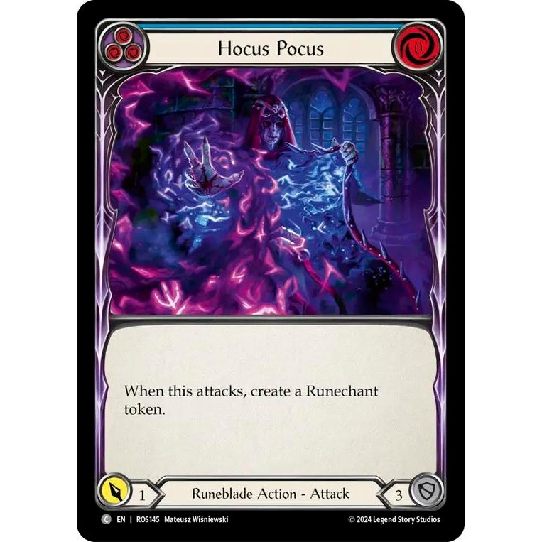 Image for Hocus Pocus (Blue) (ROS145) (ROS) - Flesh and Blood TCG