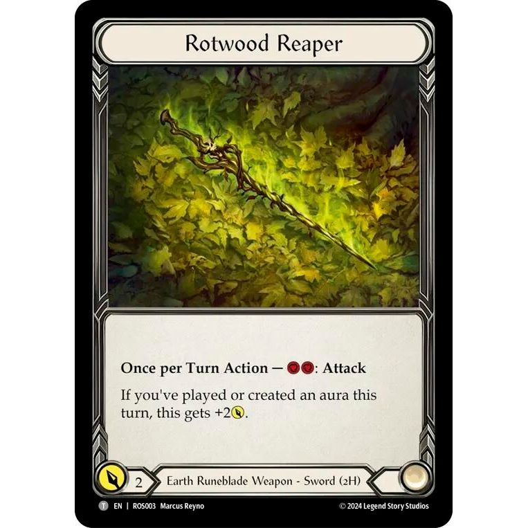 Image for Rotwood Reaper // Staff of Verdant Shoots (ROS003 // ROS015) (ROS) - Flesh and Blood TCG