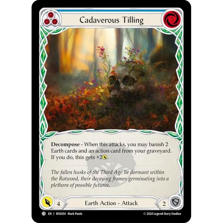 Image for Cadaverous Tilling (Blue) (ROS054) (ROS) - Flesh and Blood TCG