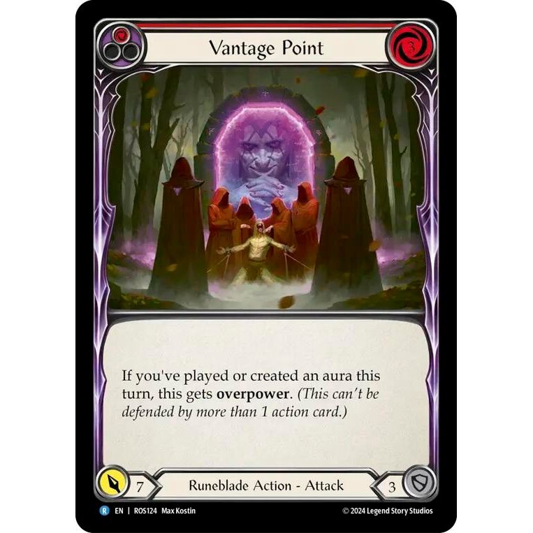 Image for Vantage Point (Red) (ROS124) (ROS) - Flesh and Blood TCG