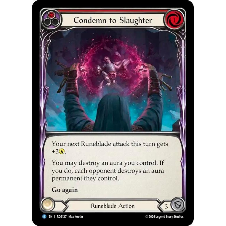 Image for Condemn to Slaughter (Red) (ROS127) (ROS) - Flesh and Blood TCG