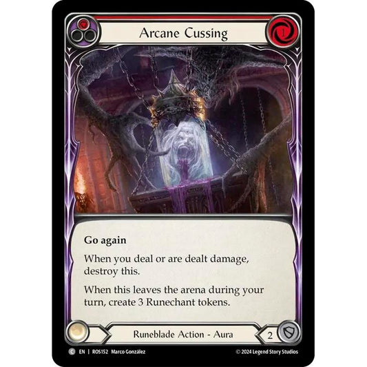 Image for Arcane Cussing (Red) (ROS152) (ROS) - Flesh and Blood TCG