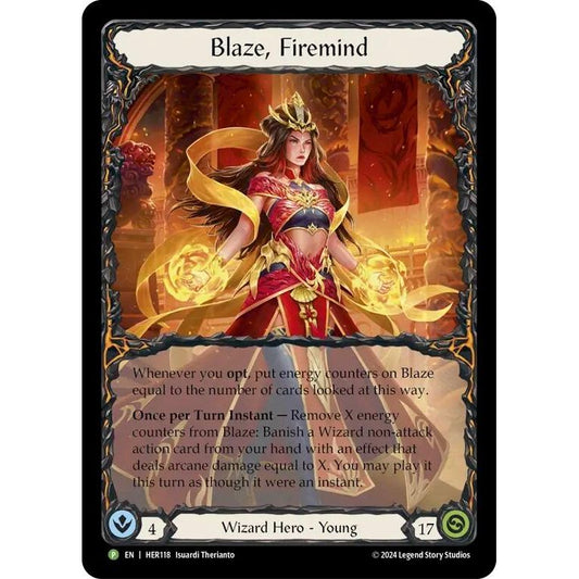 Image for Blaze, Firemind - HER118 (HER118) (PR) - Flesh and Blood TCG