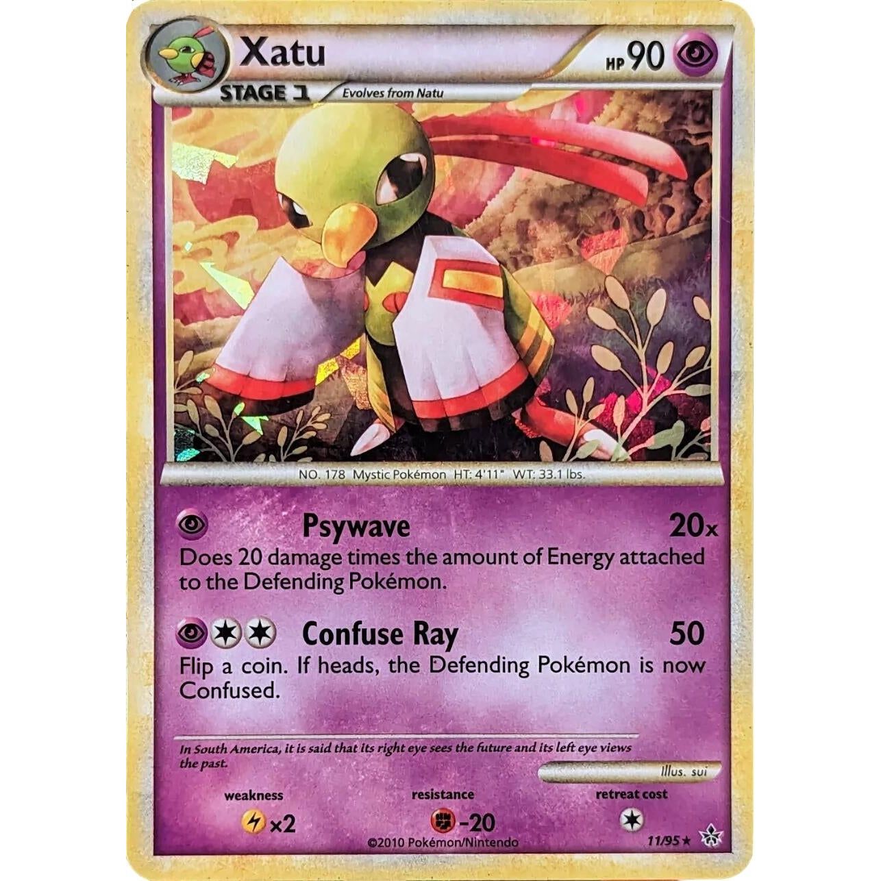 Image for Xatu - 11/95 (Cracked Ice Holo) (11/95) (BLE) - Pokemon