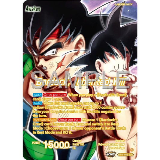 Image for Bardock's Crew // Bardock, Inherited Will (BT18-089) (DBS-BE24) - Dragon Ball Super: Masters