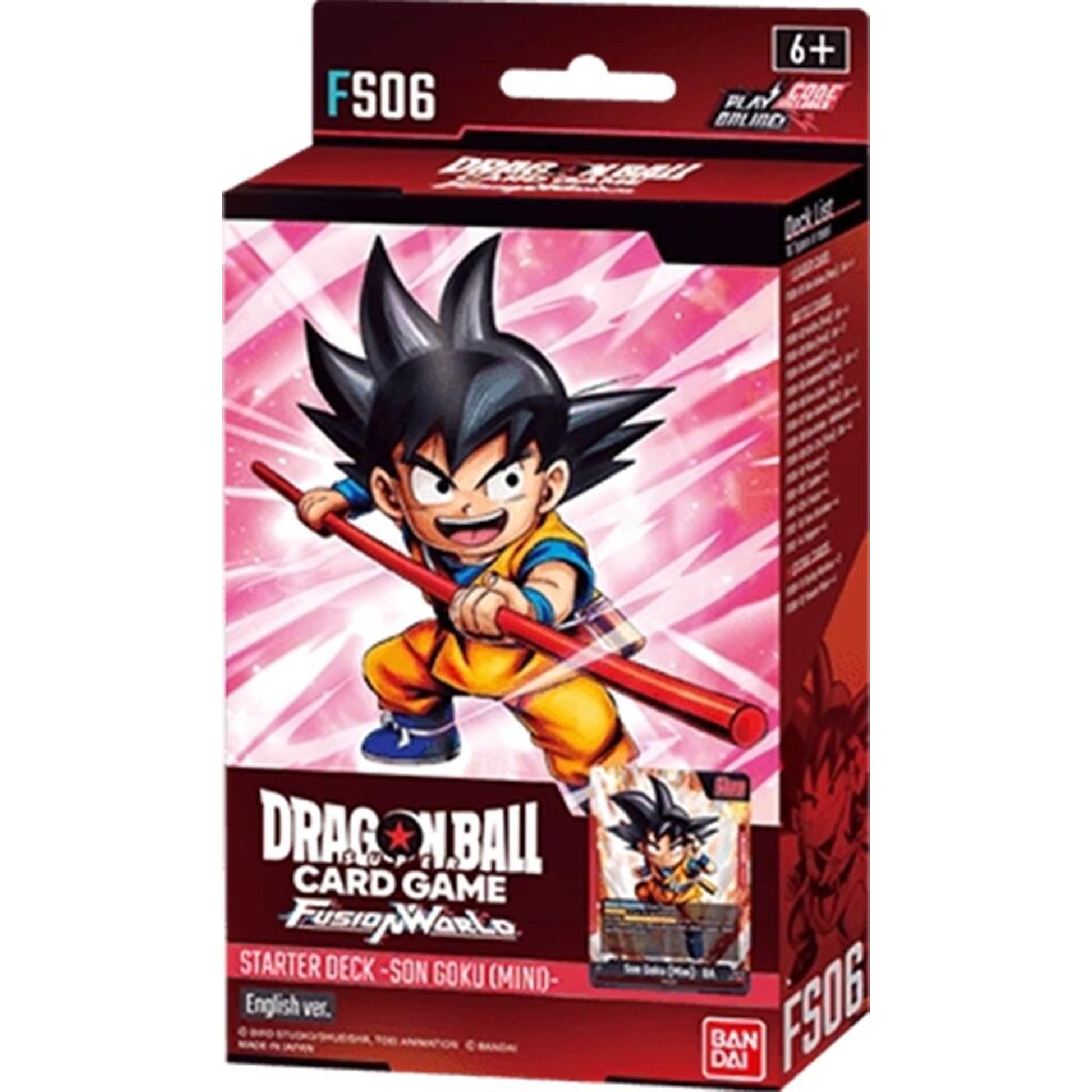 Image for Starter Deck 6: Son Goku (Mini) - Dragon Ball Super: Fusion World