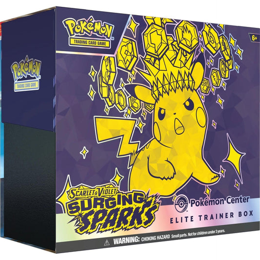 Image for Surging Sparks Pokemon Center Elite Trainer Box (Exclusive) - Pokemon