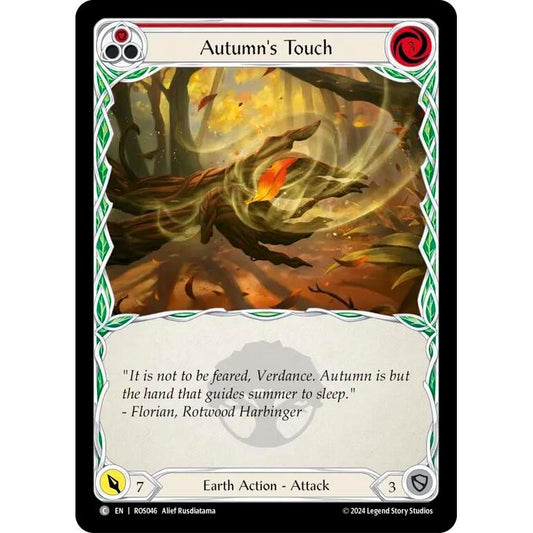 Image for Autumn's Touch (Red) (ROS046) (ROS) - Flesh and Blood TCG