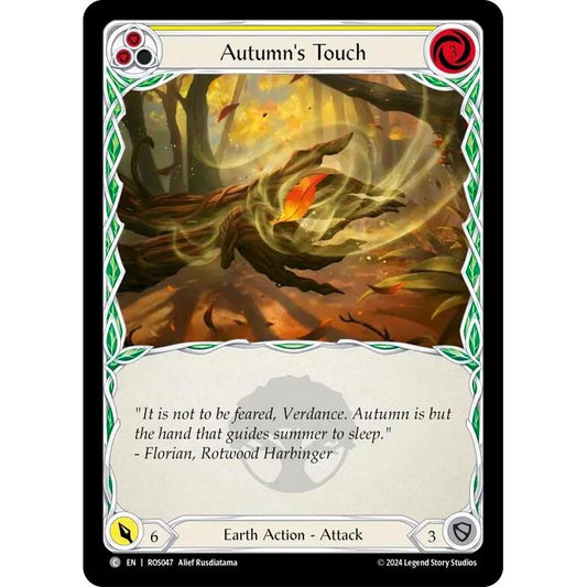 Image for Autumn's Touch (Yellow) (ROS047) (ROS) - Flesh and Blood TCG