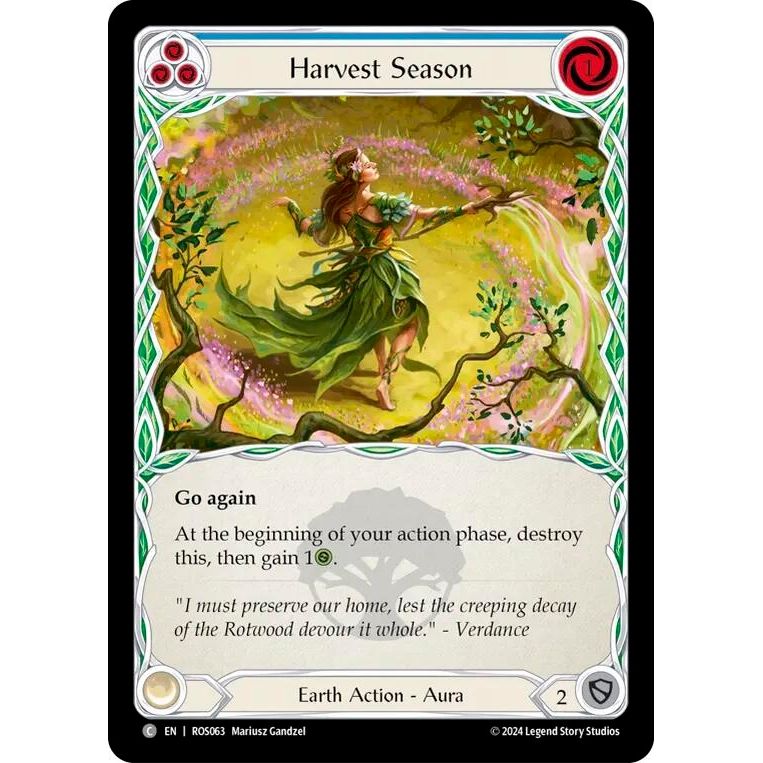 Image for Harvest Season (Blue) (ROS063) (ROS) - Flesh and Blood TCG