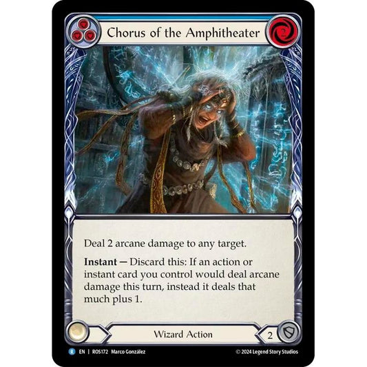 Image for Chorus of the Amphitheater (Blue) (ROS172) (ROS) - Flesh and Blood TCG