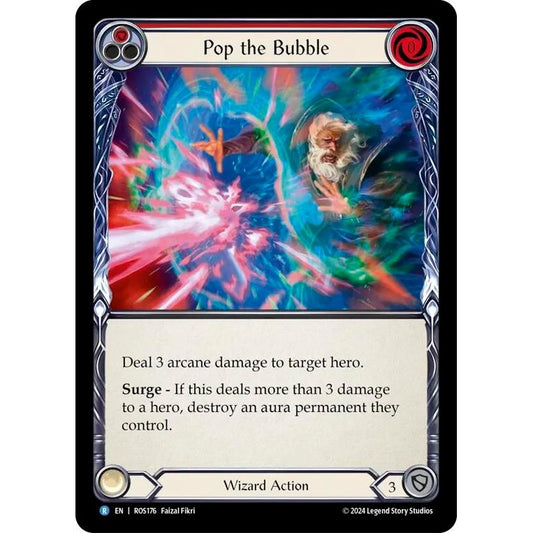 Image for Pop the Bubble (Red) (ROS176) (ROS) - Flesh and Blood TCG