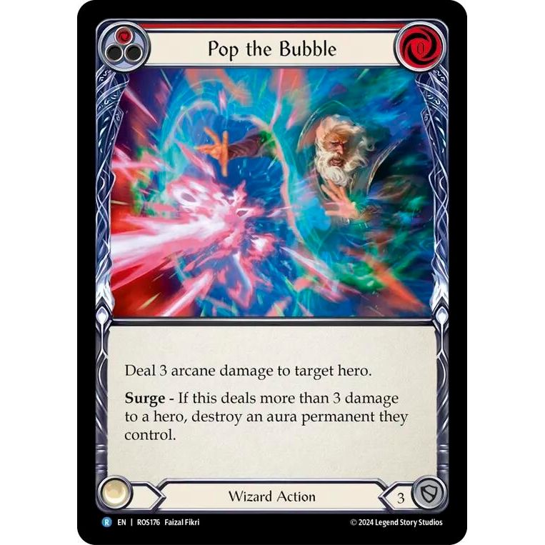 Image for Pop the Bubble (Red) (ROS176) (ROS) - Flesh and Blood TCG