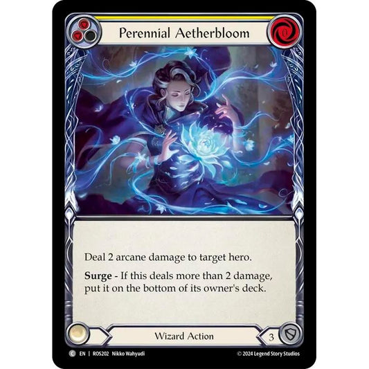 Image for Perennial Aetherbloom (Yellow) (ROS202) (ROS) - Flesh and Blood TCG