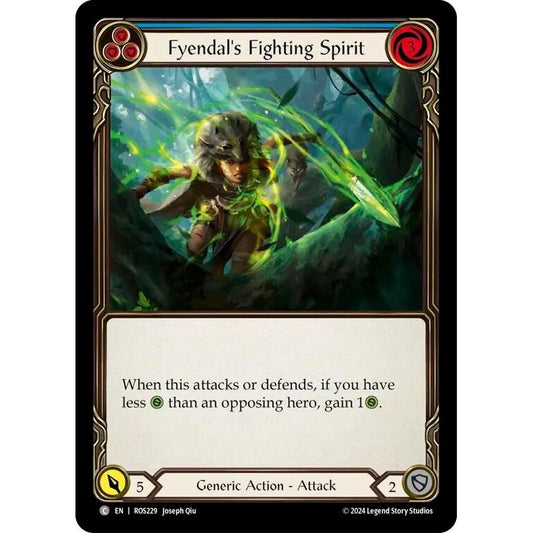 Image for Fyendal's Fighting Spirit (Blue) (ROS229) (ROS) - Flesh and Blood TCG