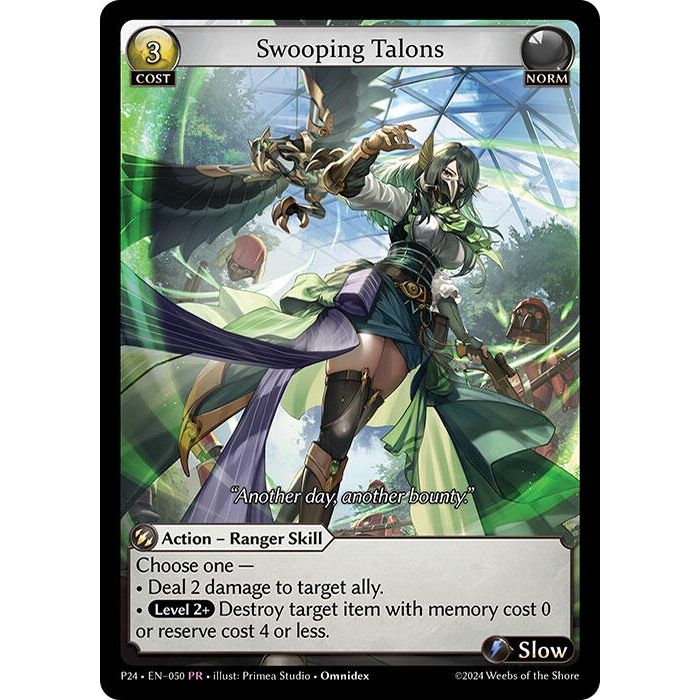 Image for Swooping Talons (050) (P) - Grand Archive TCG
