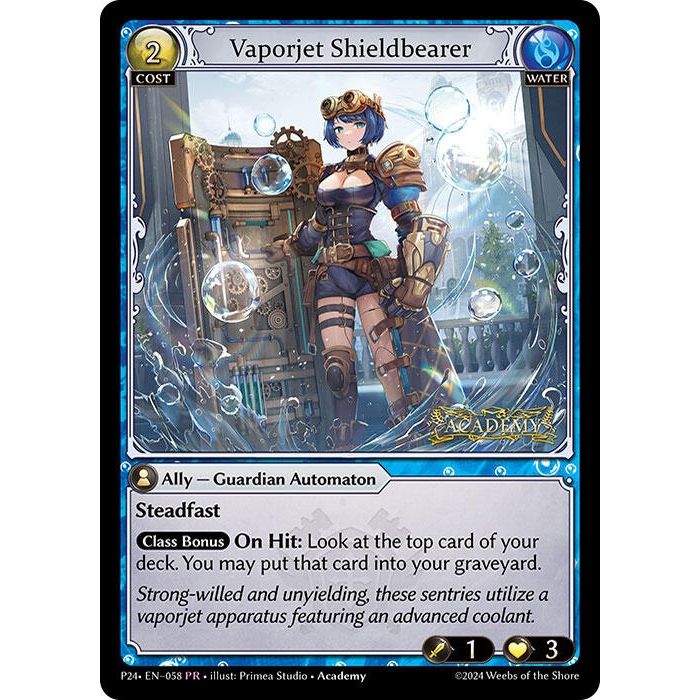 Image for Vaporjet Shieldbearer (058) (P) - Grand Archive TCG
