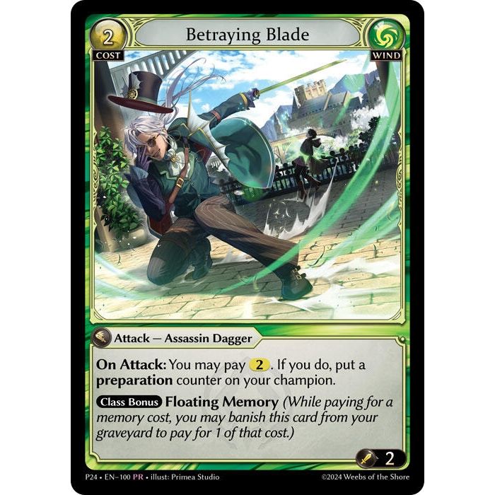 Image for Betraying Blade (100) (P) - Grand Archive TCG
