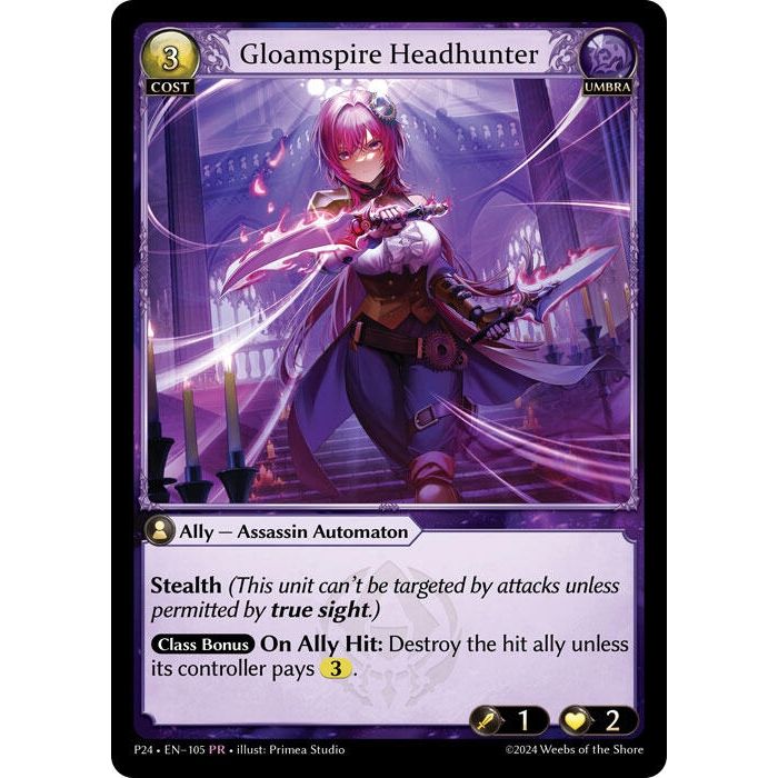 Image for Gloamspire Headhunter (105) (P) - Grand Archive TCG