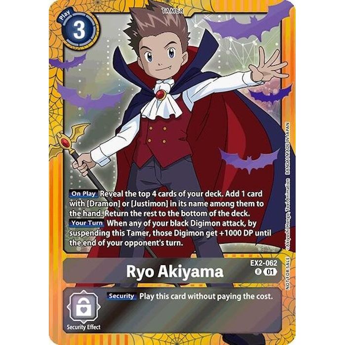 Image for Ryo Akiyama (Halloween Event 2024) (EX2-062 R) (EX02) - Digimon Card Game