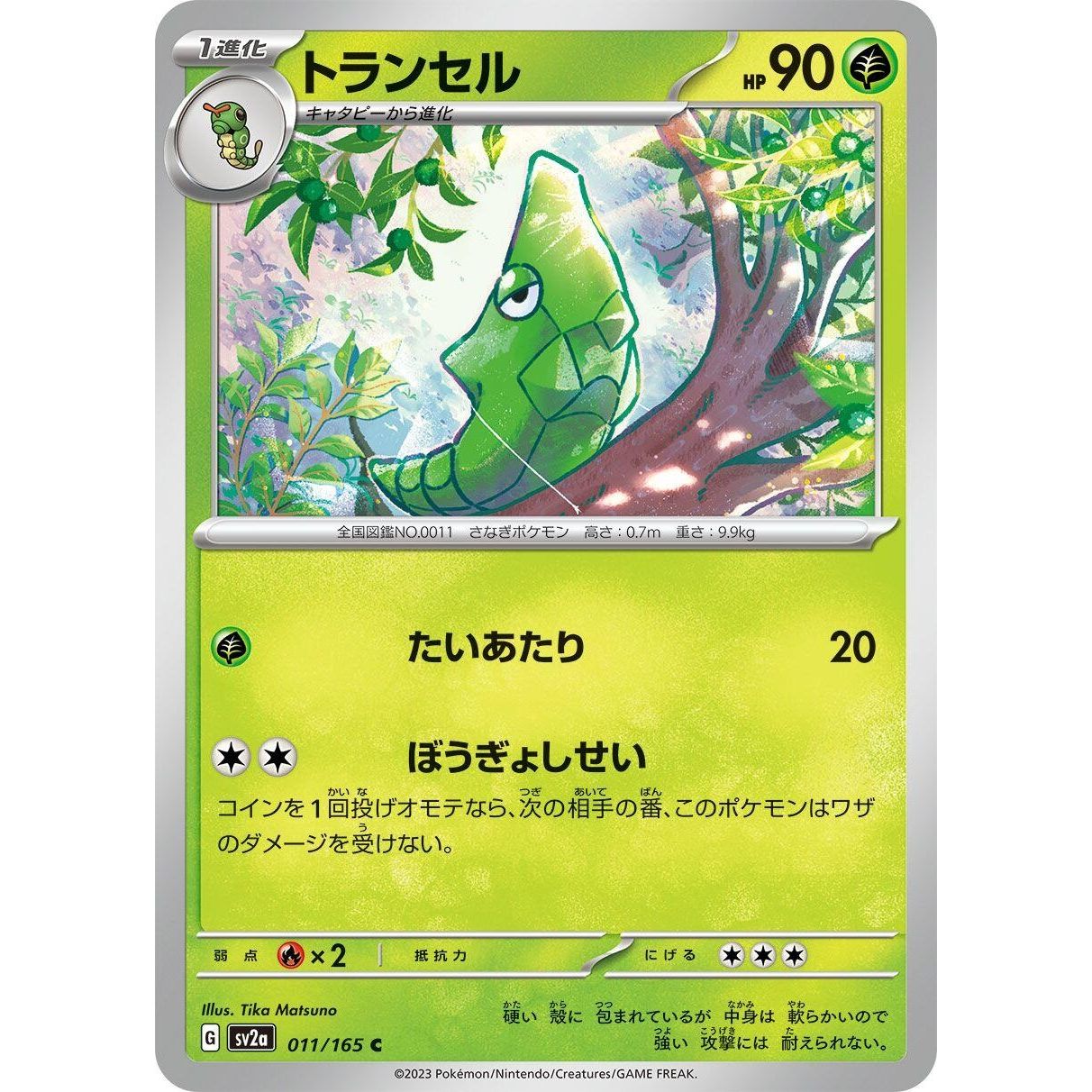 Image for Metapod (011/165) (SV2a) - Pokemon Japan