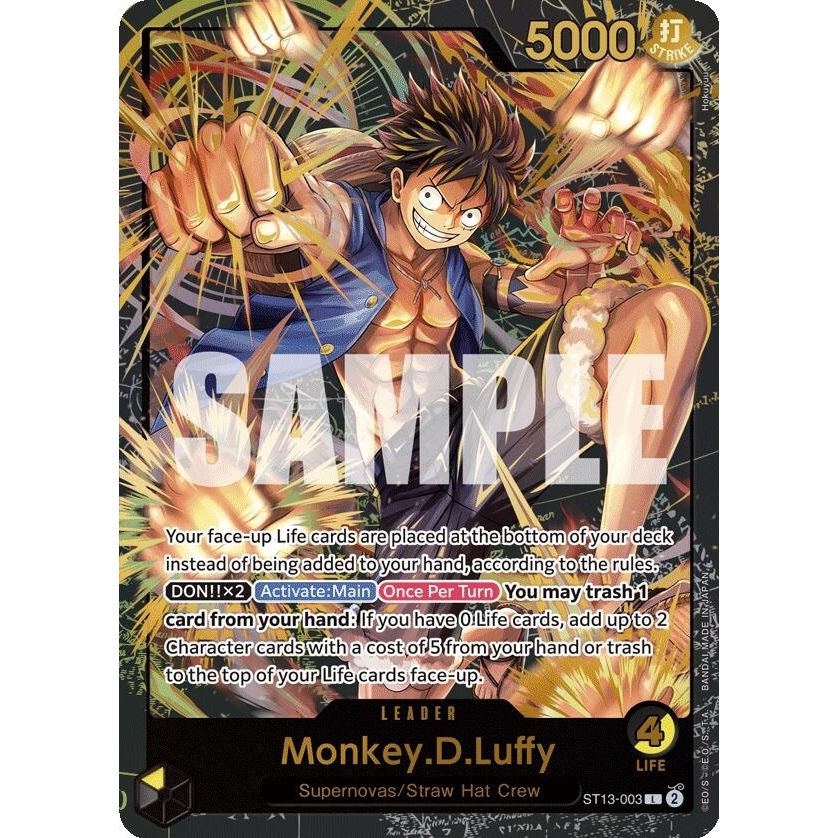 Image for Monkey.D.Luffy (Premium Card Collection -Leader Collection-) (ST13-003) (OP-PR) - One Piece Card Game