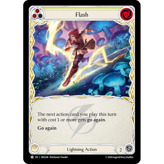 Image for Flash (Yellow) (ROS108) (ROS) - Flesh and Blood TCG