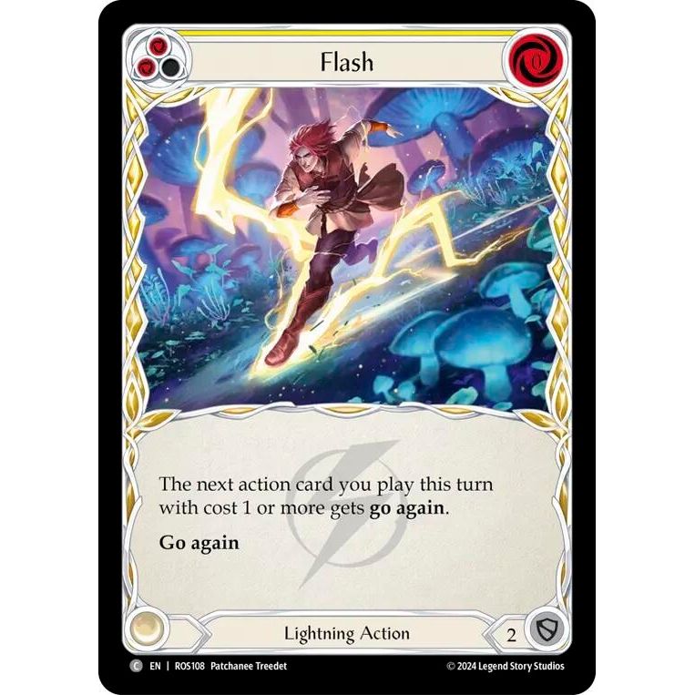 Image for Flash (Yellow) (ROS108) (ROS) - Flesh and Blood TCG