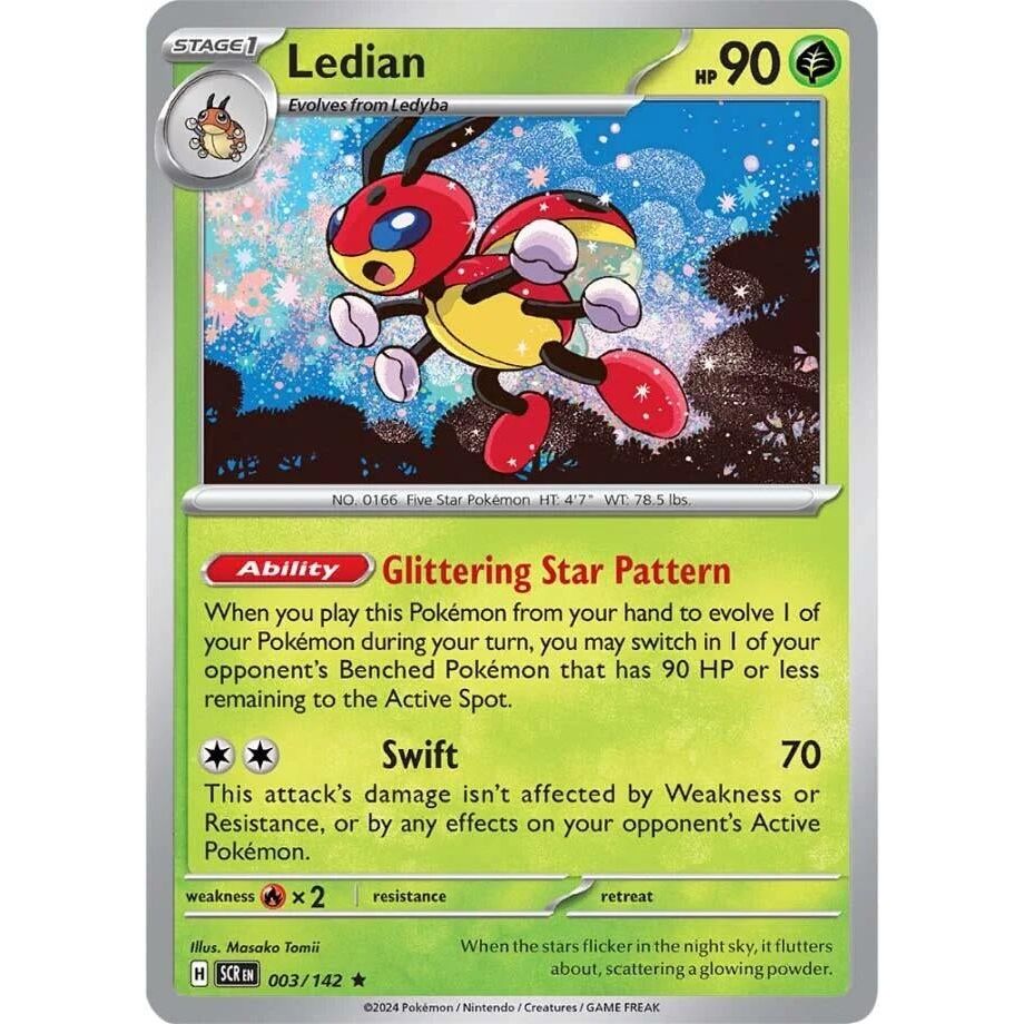 Image for Ledian (003/142) (SCR) - Pokemon