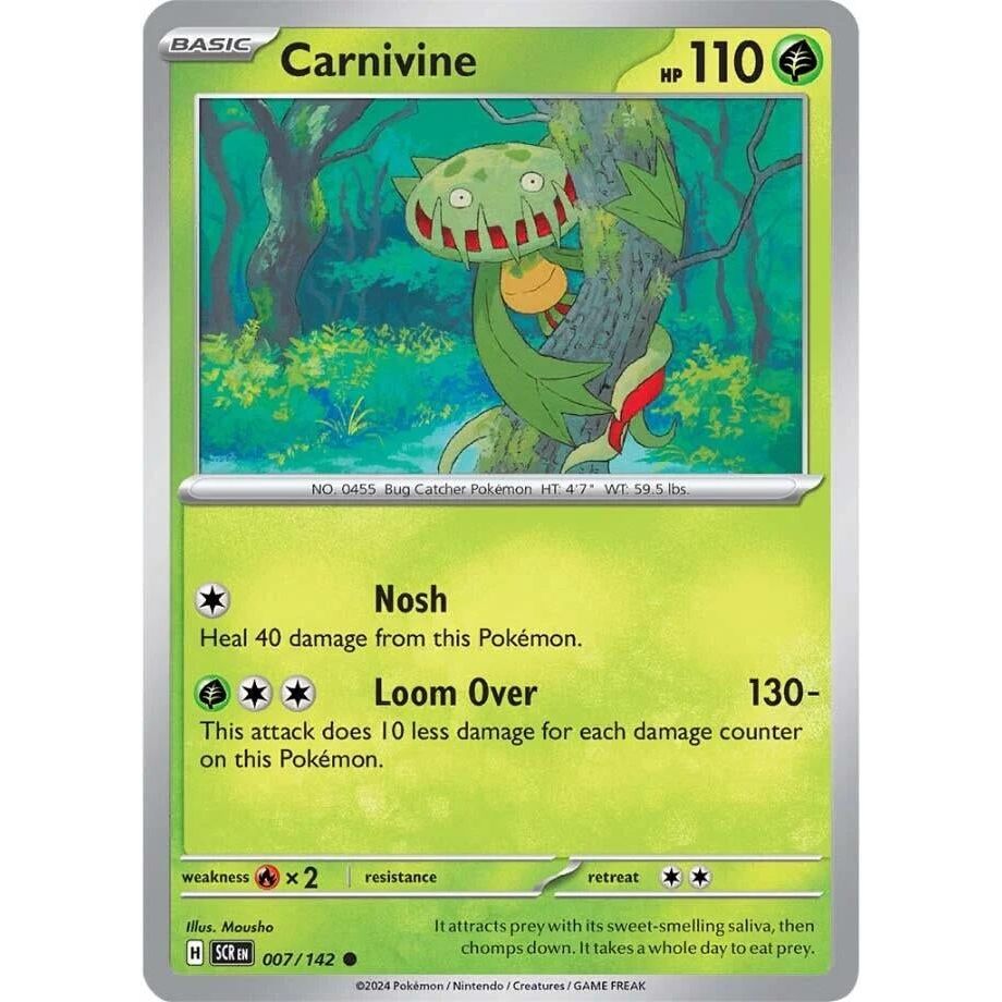 Image for Carnivine (007/142) (SCR) - Pokemon