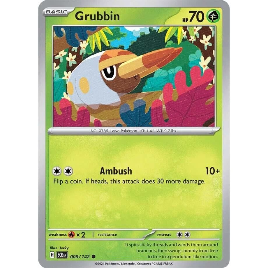 Image for Grubbin (009/142) (SCR) - Pokemon
