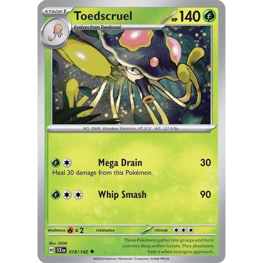 Image for Toedscruel (018/142) (SCR) - Pokemon