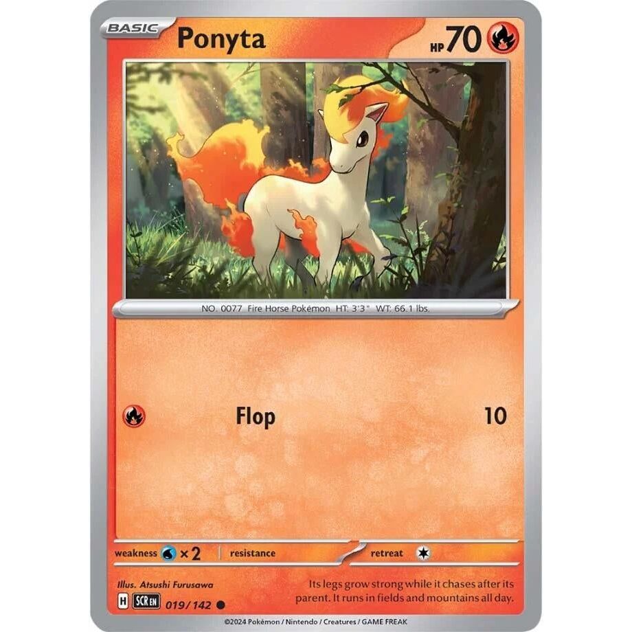 Image for Ponyta (019/142) (SCR) - Pokemon