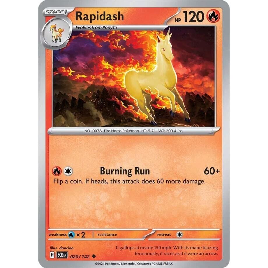 Image for Rapidash (020/142) (SCR) - Pokemon