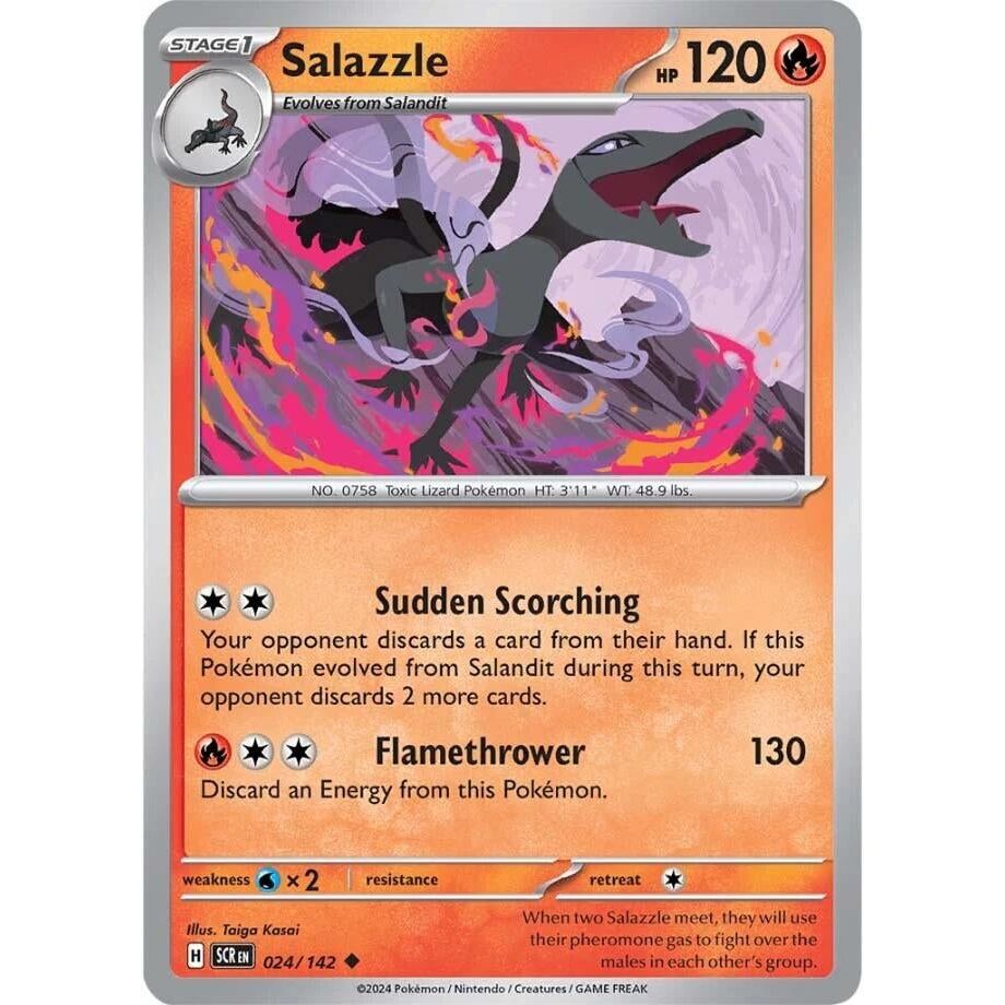 Image for Salazzle (024/142) (SCR) - Pokemon
