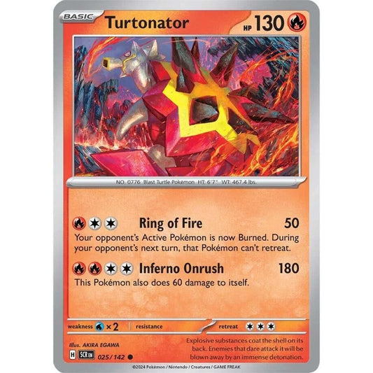 Image for Turtonator (025/142) (SCR) - Pokemon