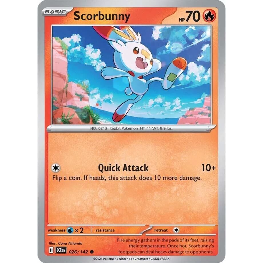Image for Scorbunny (026/142) (SCR) - Pokemon
