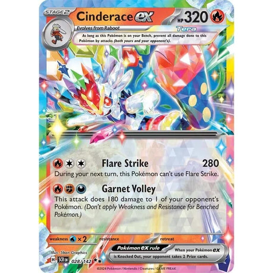 Image for Cinderace ex (028/142) (SCR) - Pokemon
