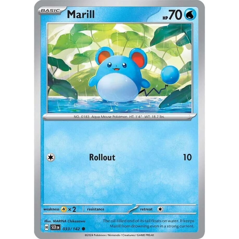 Image for Marill (033/142) (SCR) - Pokemon