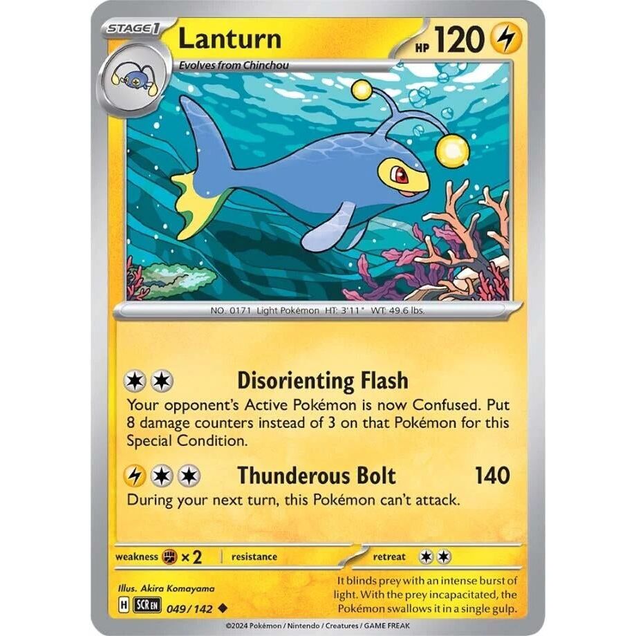 Image for Lanturn (049/142) (SCR) - Pokemon